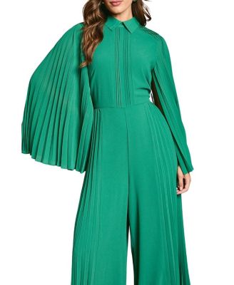 Women's Pleat Wide Leg Jumpsuit