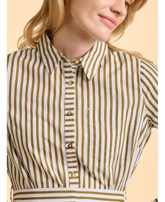 Women's Forrest Long Sleeve Shirt Midi Dress