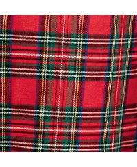 Women's Plaid High Waist Wide Leg Pants