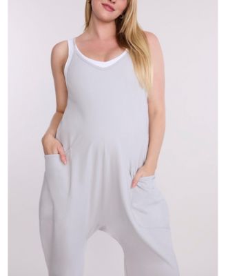 Women's Sleeveless Relaxed Fit Maternity Jumpsuit