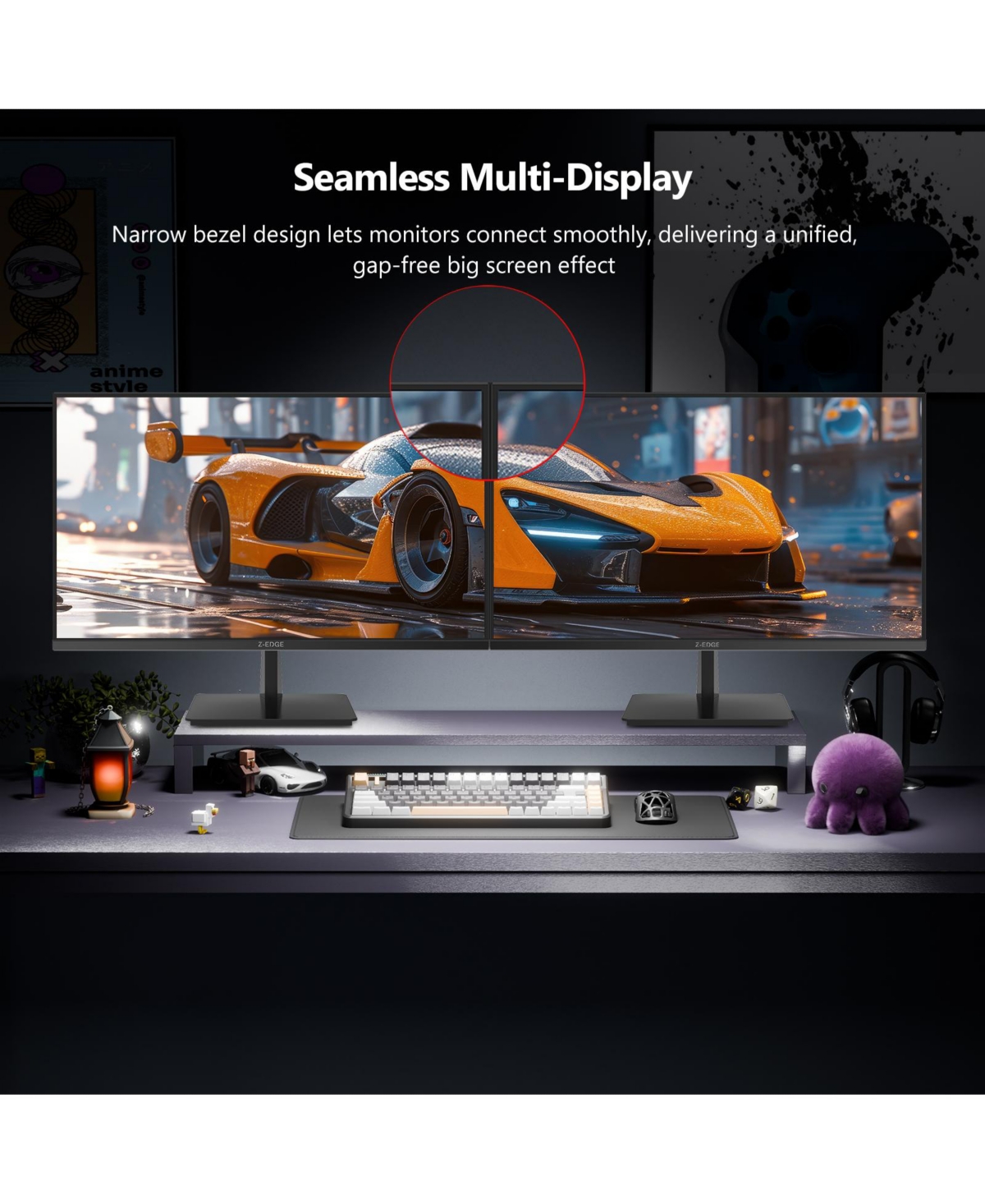 Z-edge S274K 27 inch 4K Uhd 3840 x 2160 120Hz 1ms Ips Gaming Monitor