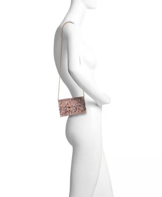 Aurora Beaded Mini Trapezoid Clutch