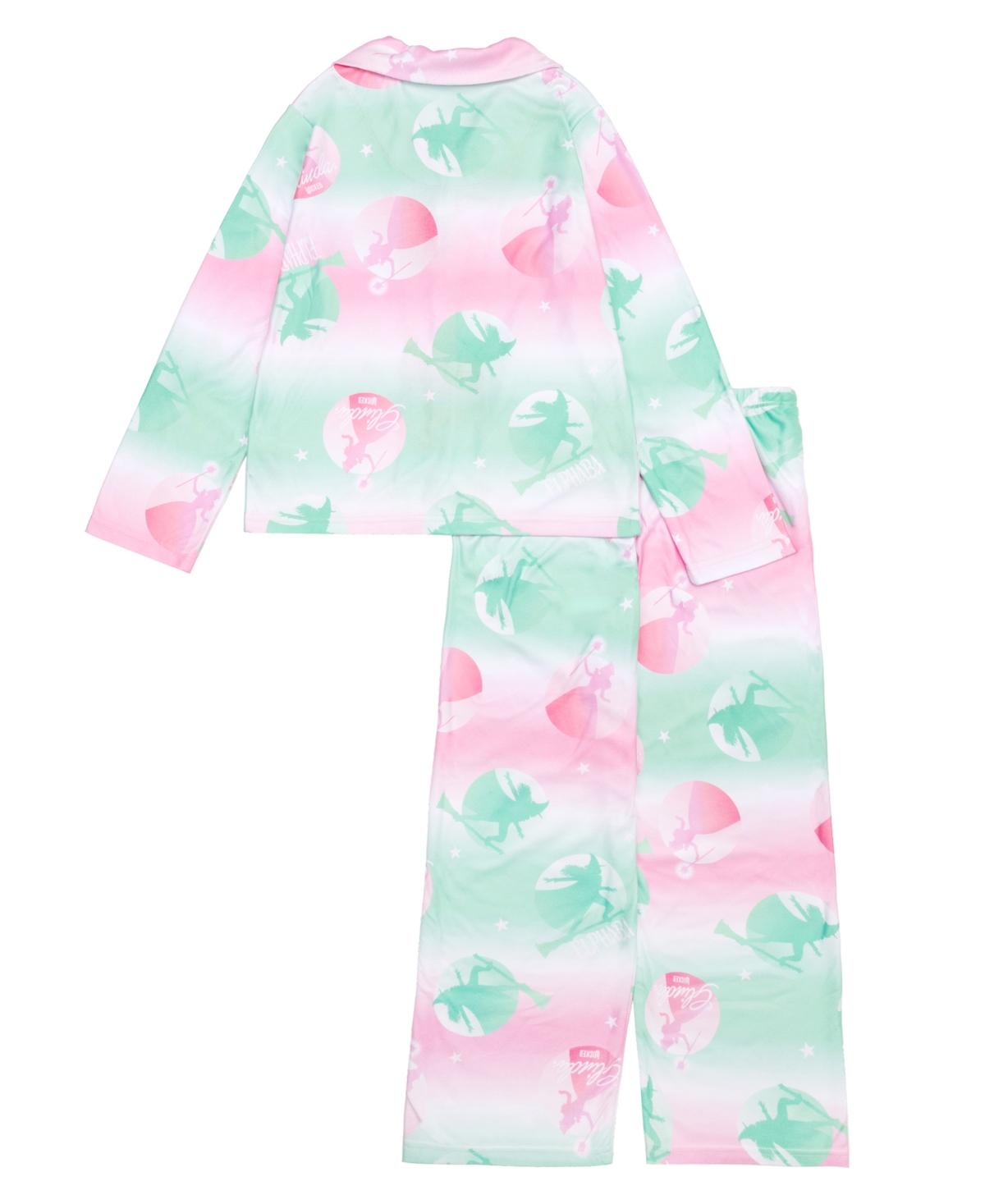 Ame Girls 4-10 2-Piece Wicked Printed Top and Pants Pajama Set