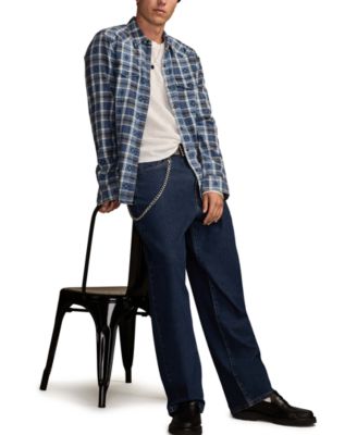 Men's Dobby Western Long-Sleeve Shirt