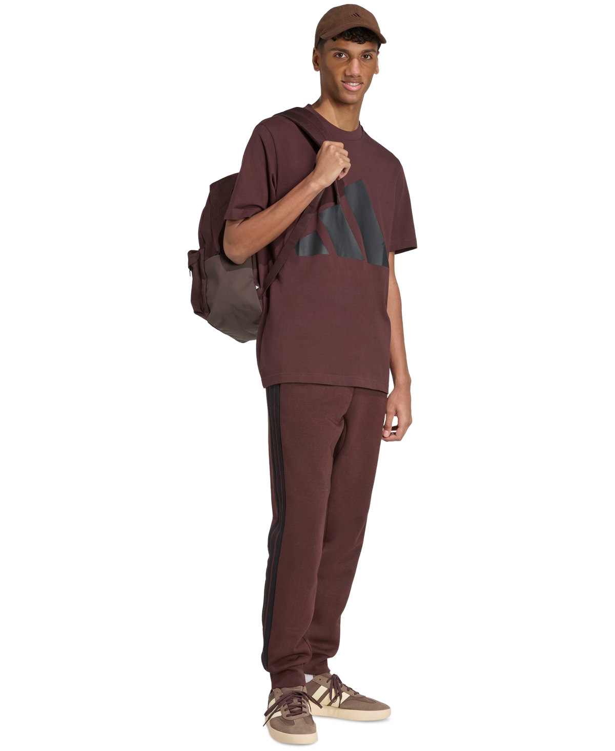 adidas Men's 3 Bar Logo Graphic Cotton T-Shirt