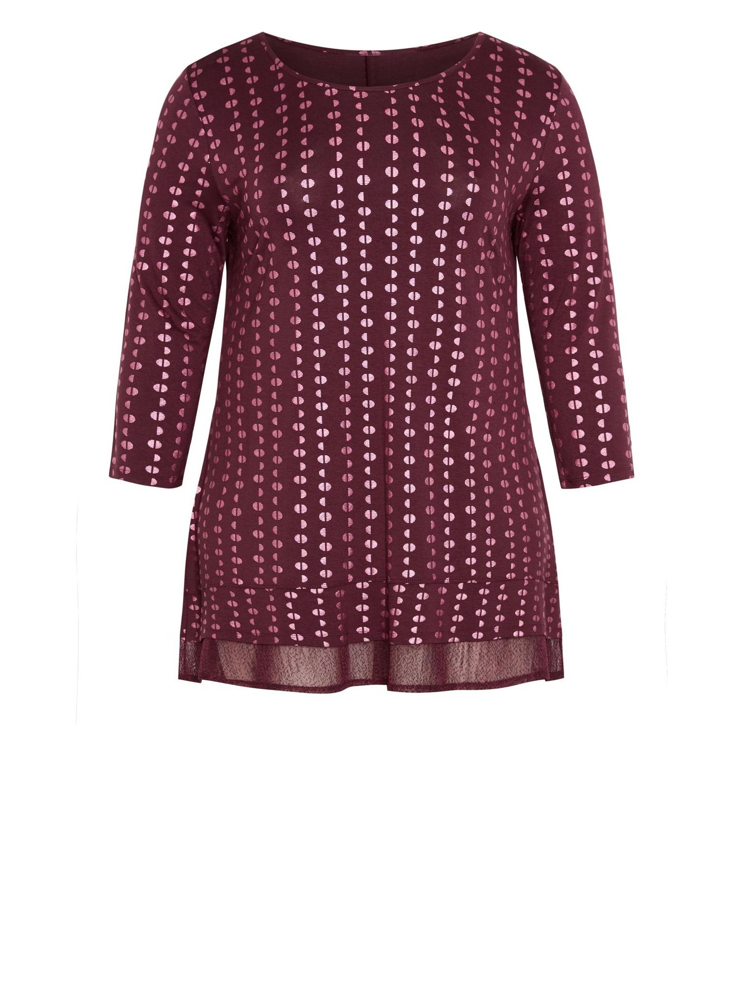 Women's Tops & Tees Foil Print Tunic