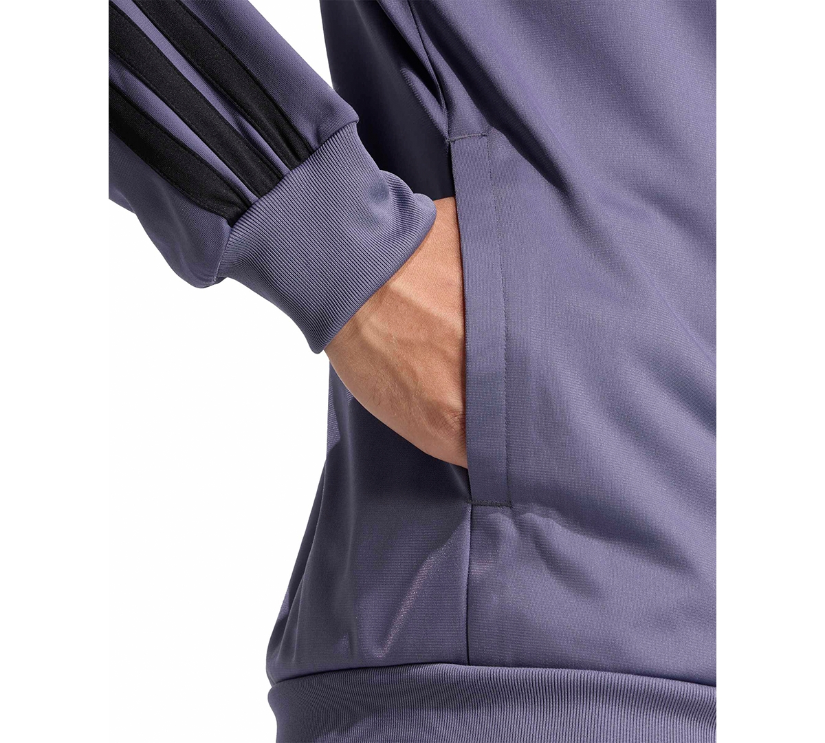 adidas Men's 3 Stripes Tricot Regular Track Top