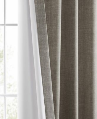 Italian Faux Linen Room Darkening Curtain