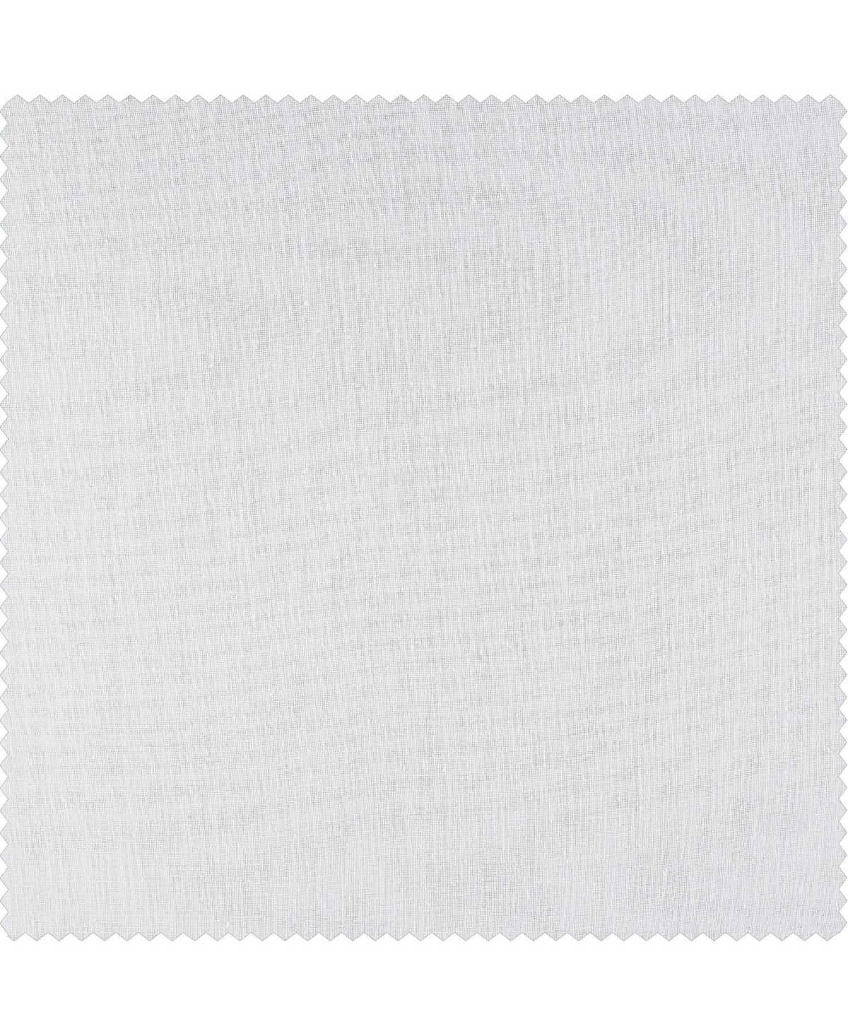 Half Price Drapes Aspen White Grommet Textured Faux Linen Sheer Curtain