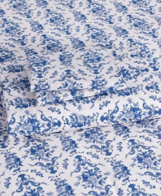 ELLE D&eacute;cor Printed 4-Pc. Sheet Set, King