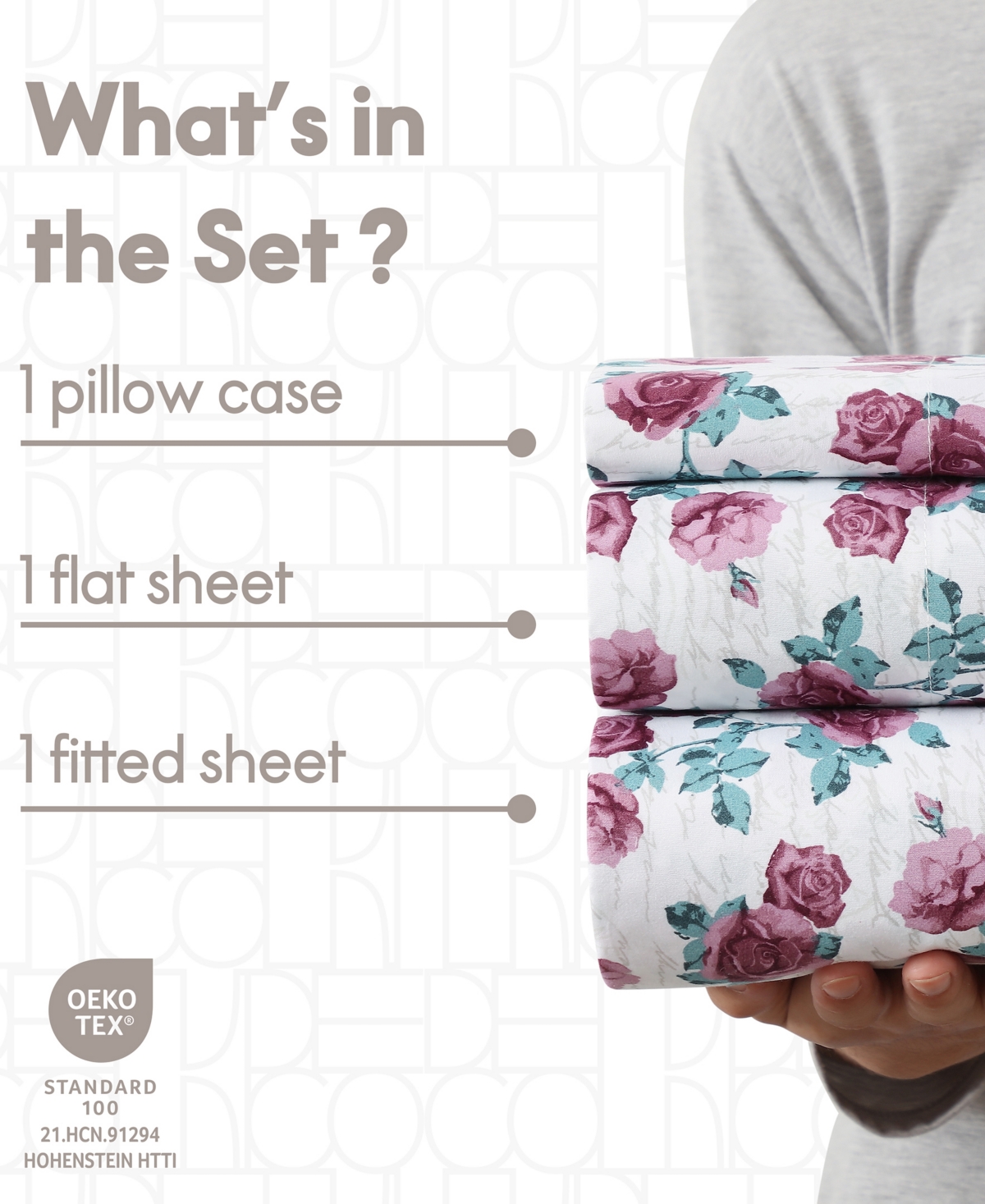 Elle Decor Printed 4-pc. Sheet Set, King In Multi