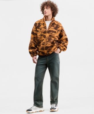 Men's Jacquard Faux-Sherpa Jacket, Macy's Exclusive