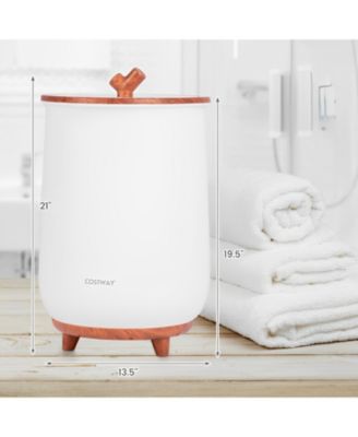 23L Large Luxury Bucket-Style Towel Warmer with Fragrant Disc Holder