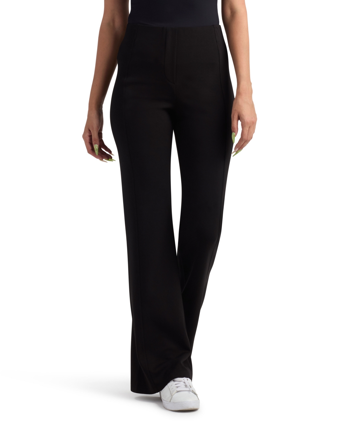 Bcx Juniors' Lightweight Straight Leg Pants In Black