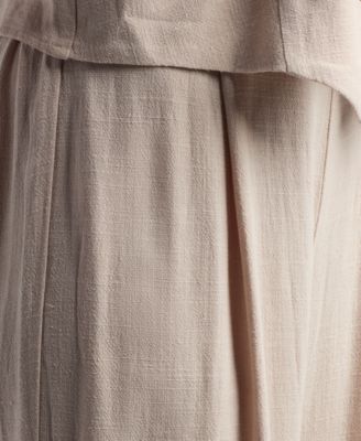 Juniors' Wide Leg Pleated Pants