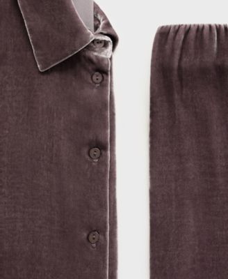 Women's Silk Velvet Pants