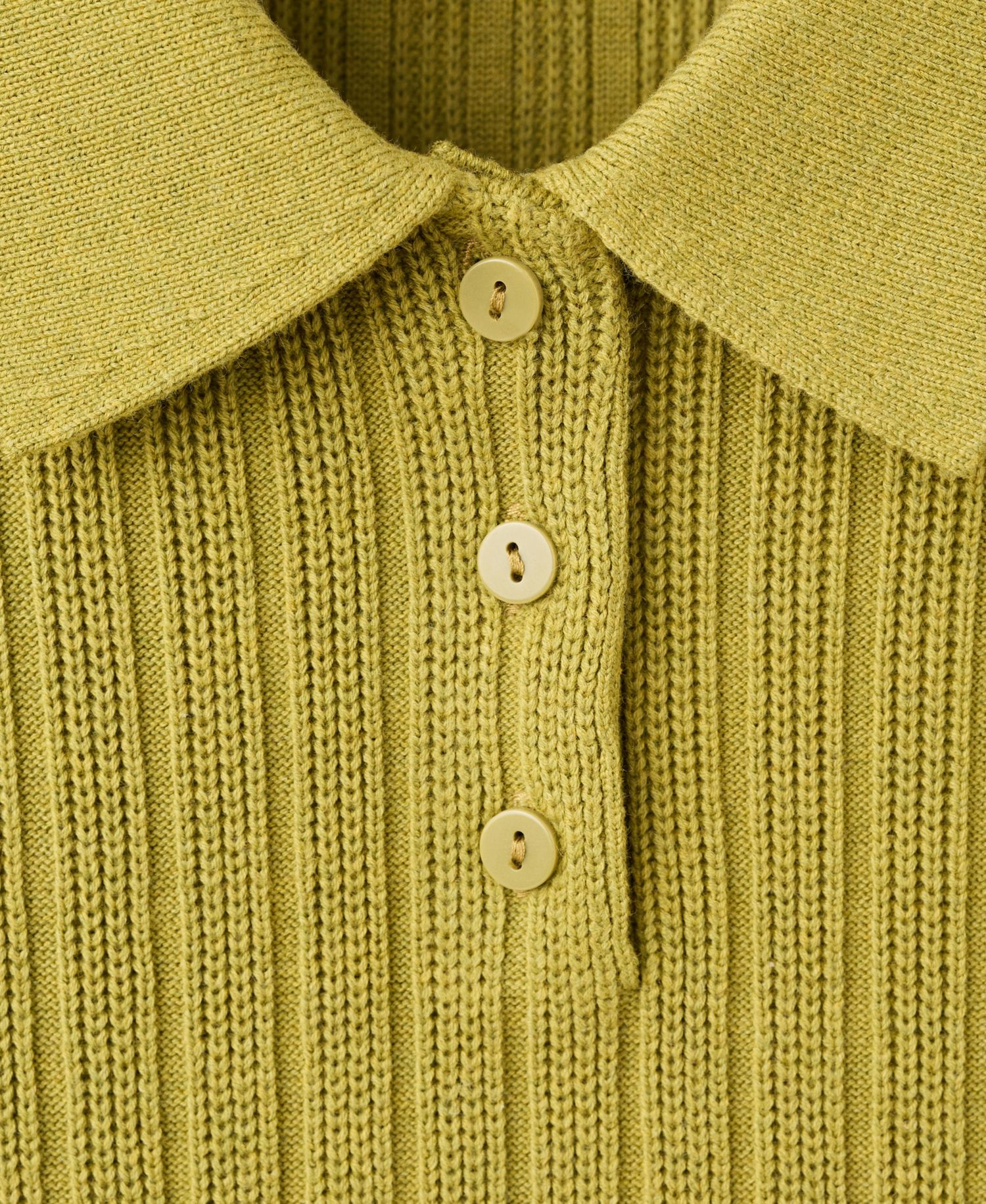 Women's Polo-Neck Ribbed Sweater