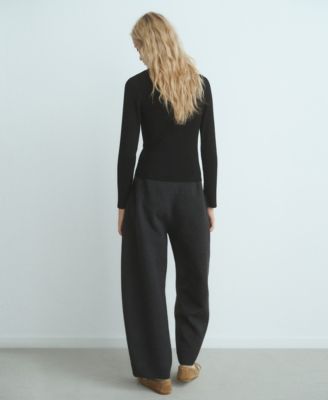 Women's Jewel Button Ribbed Sweater