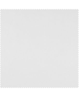 Whisper White Solid Cotton Hotel Blackout Curtain