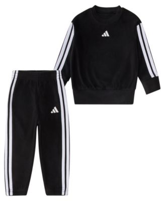 Baby Boys Winterized Pull-On Sweatshirt and Joggers, 2-Piece Set