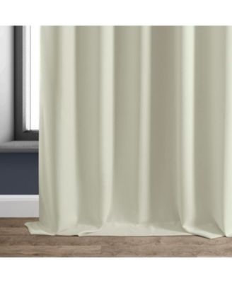 Faux Linen Hotel Blackout Curtain