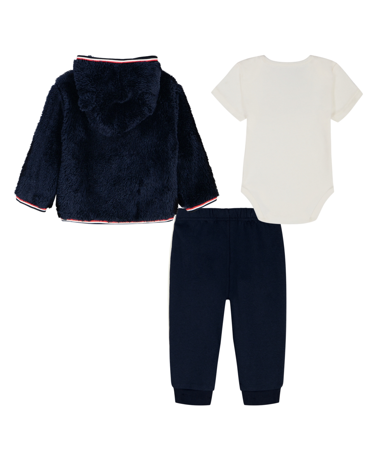 Tommy Hilfiger Baby Boys 3-Piece Hoodie, Bodysuit, and Pants Set