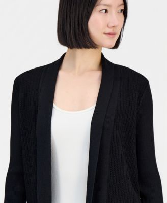 Women's Long-Sleeve Open-Front Cardigan