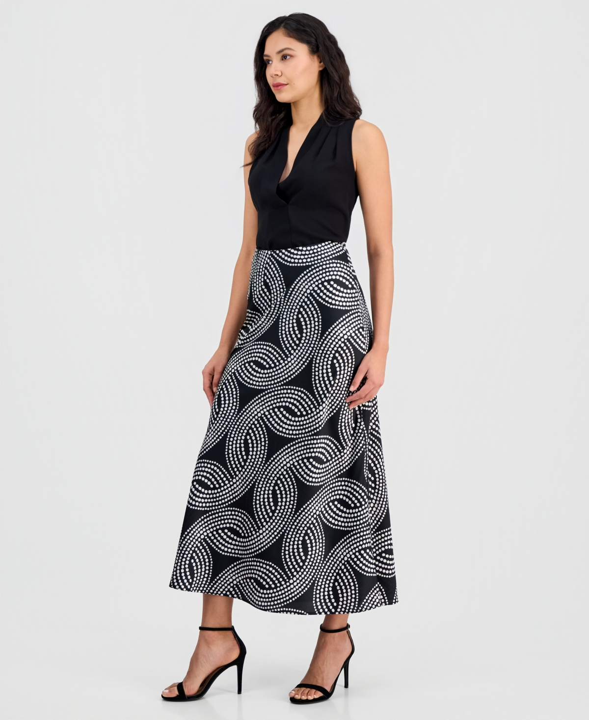 Anne Klein Women's Pull-On Bias Midi Skirt