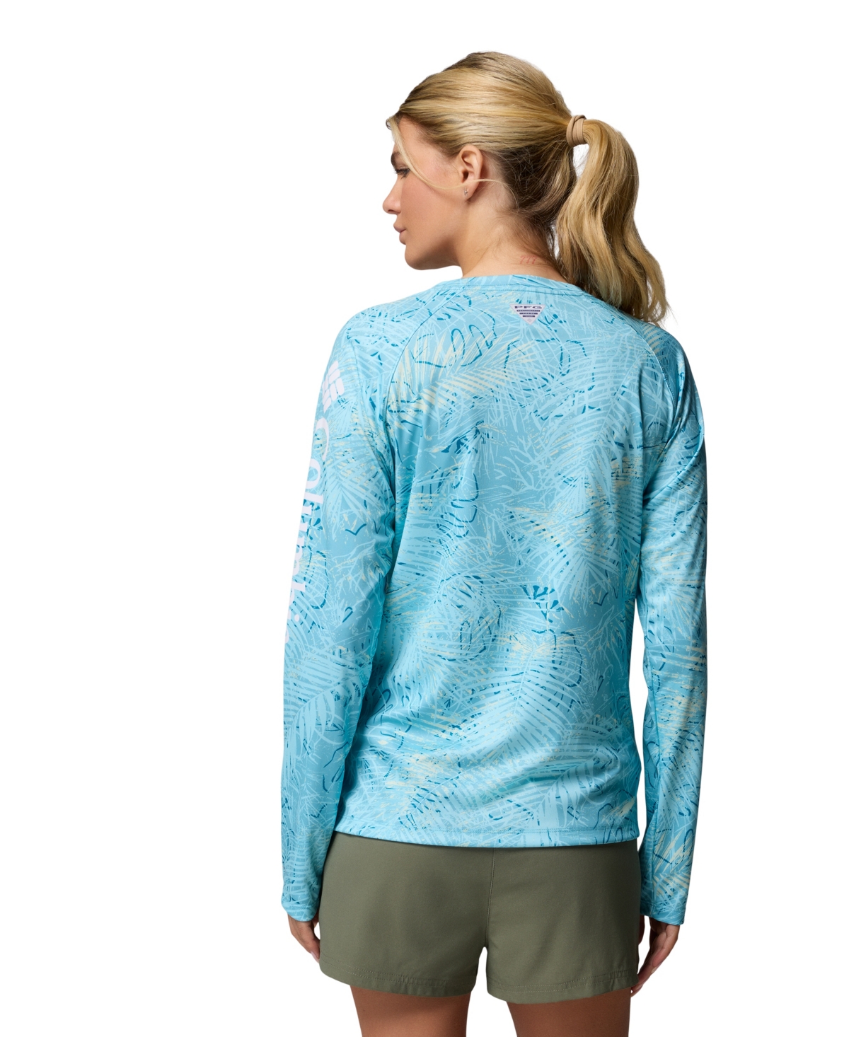Columbia Women's Pfg Super Tidal Tee Omni-shade T-shirt In Blue