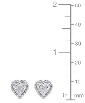 2-Piece Diamond Earring and Pendant Necklace Set (1/4 ct. t.w.) in Sterling Silver