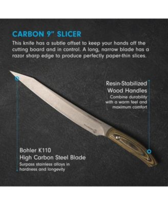 Carbon Slicing Knife / Fine Edge / 9"