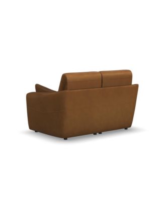 86" Leather Brinley Power Inclining Sofa