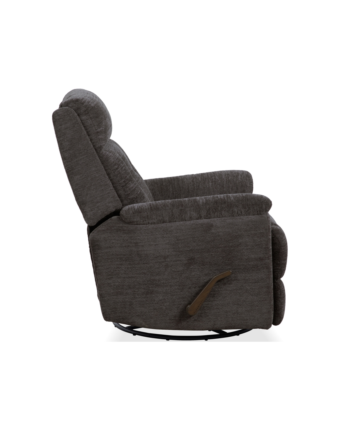 Flexsteel 38" Sophia Swivel Gliding Recliner In Gray