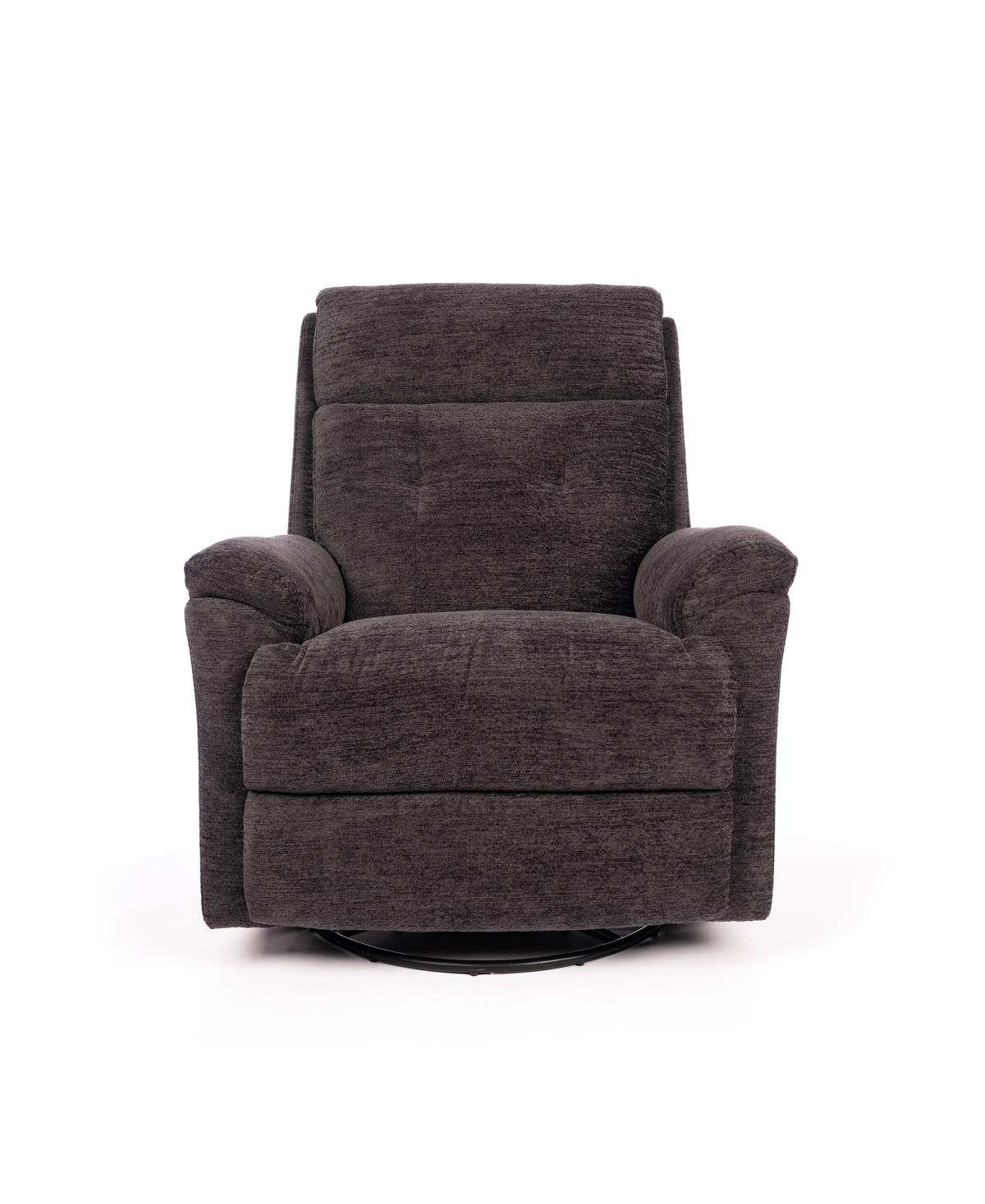 Flexsteel 38" Sophia Power Swivel Gliding Recliner With Power Headrest Lumbar In Gray