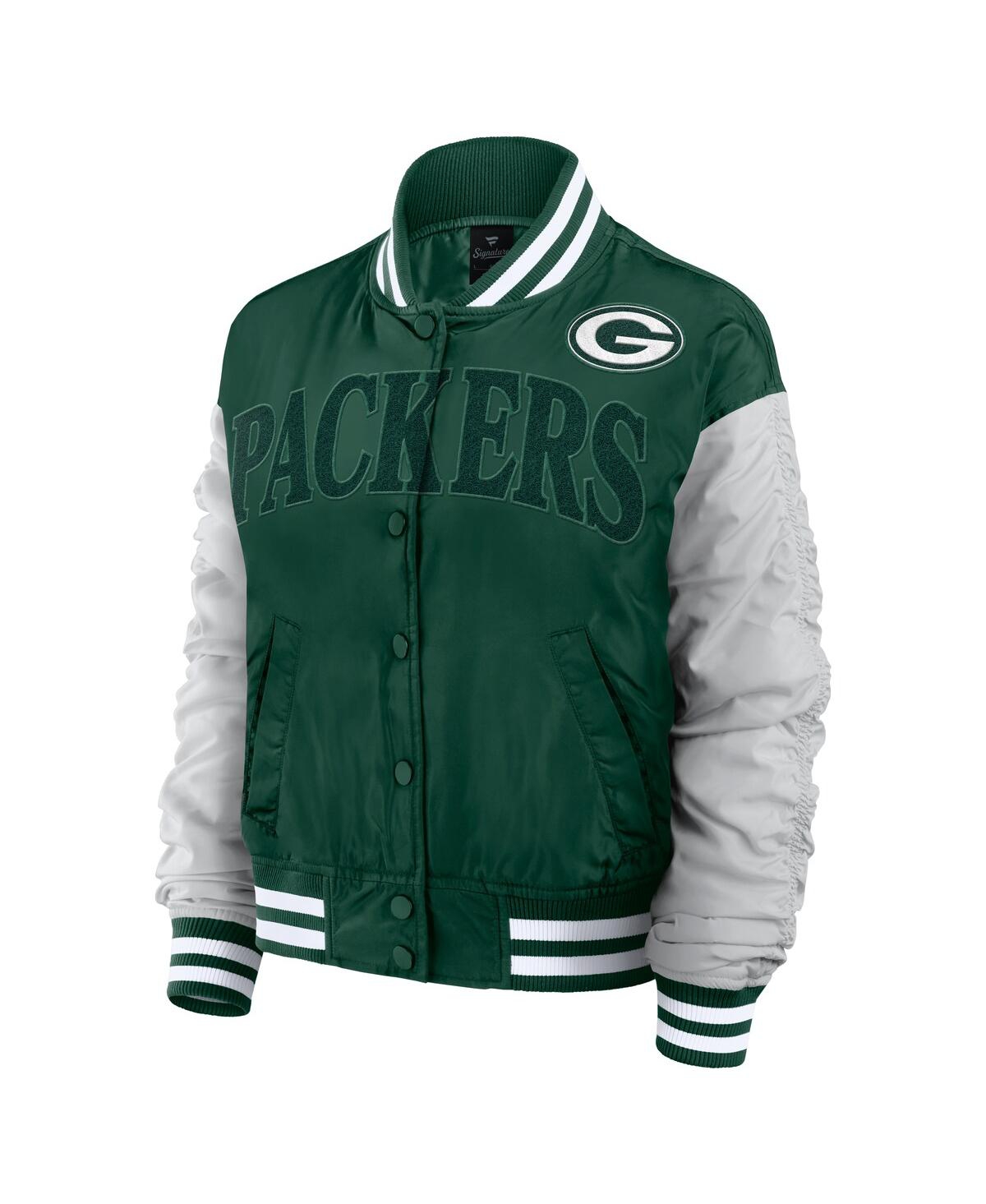 Fanatics Women's Green Bay Packers Elements Wave Full-Snap Jacket