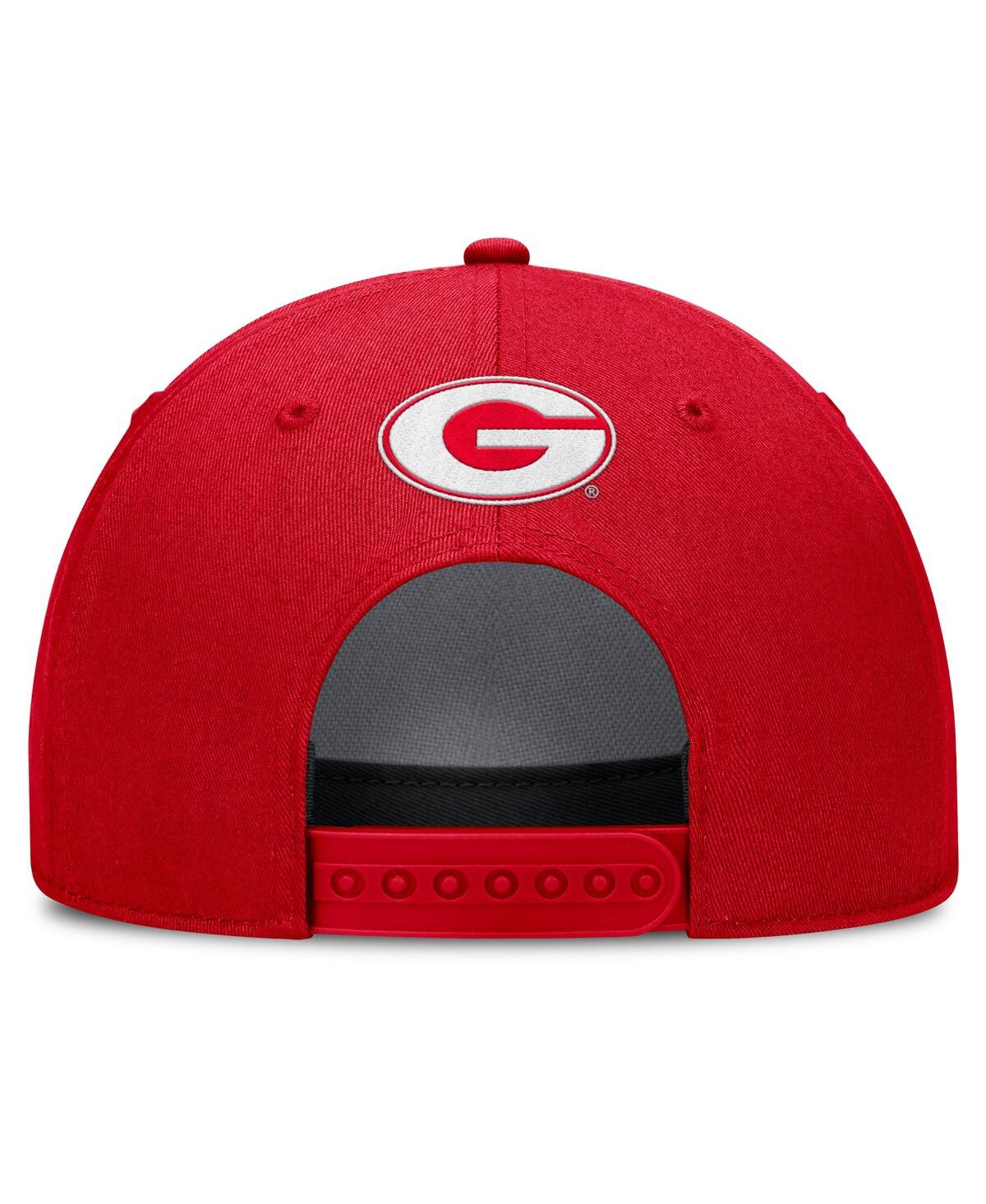 Nike Men's Red Georgia Bulldogs Rise Campus Adjustable Hat
