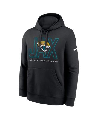 Men's Black Jacksonville Jaguars Busted Play Club Fleece Pullover Hoodie