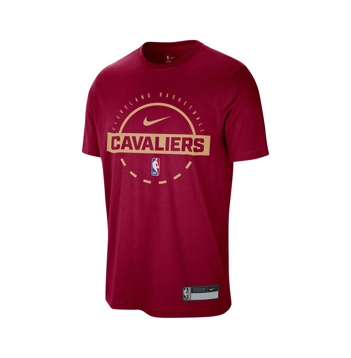 Мужская футболка Nike Wine Cleveland Cavaliers 2025/26 On-Court Flare Performance Practice — фото 2