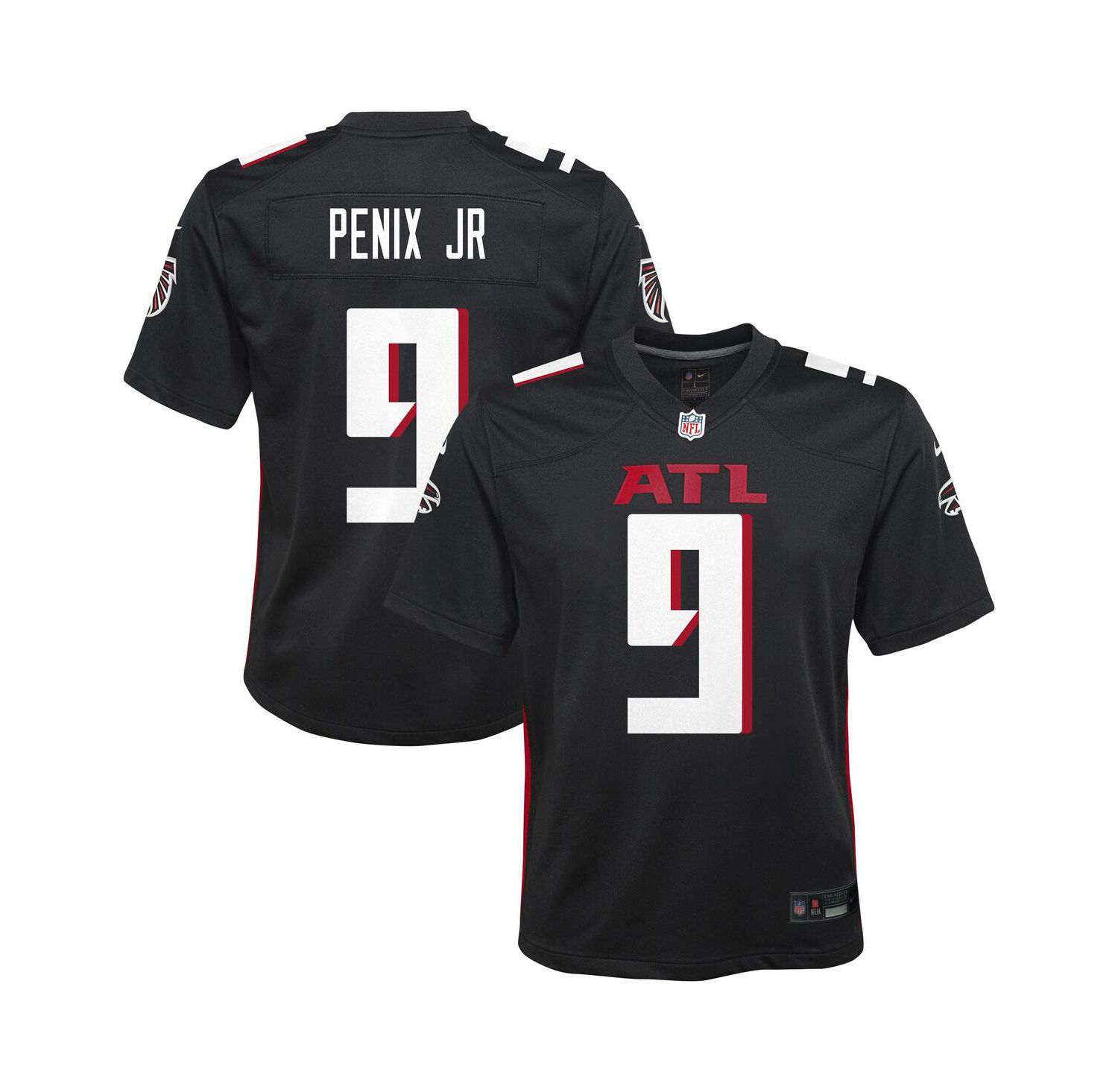 Big Boys and Girls Michael Penix Jr. Black Atlanta Falcons Team Game Jersey