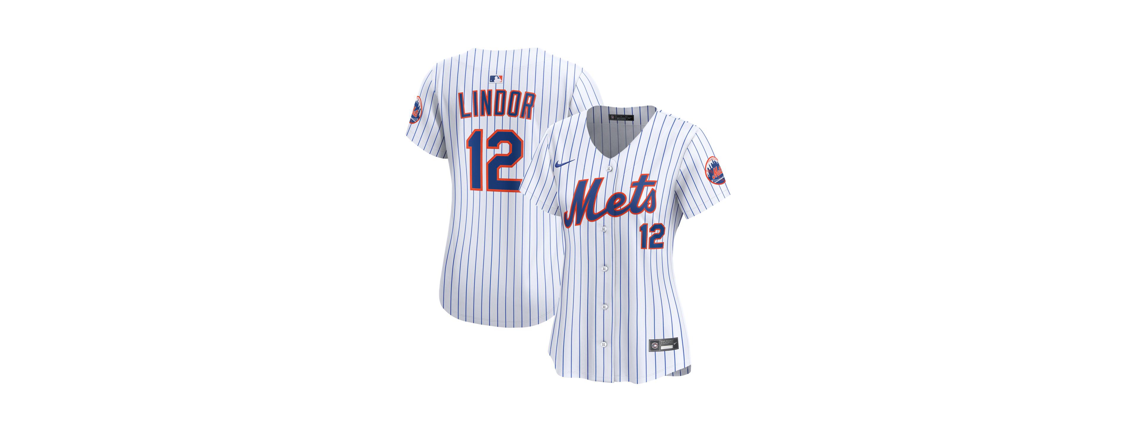 Nike Women's Francisco Lindor White New York Mets Home Limited Jersey