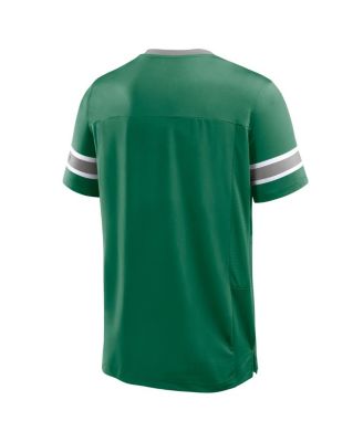 Men's Kelly Green Philadelphia Eagles Hometown Premium Hashmark V-Neck T-Shirt