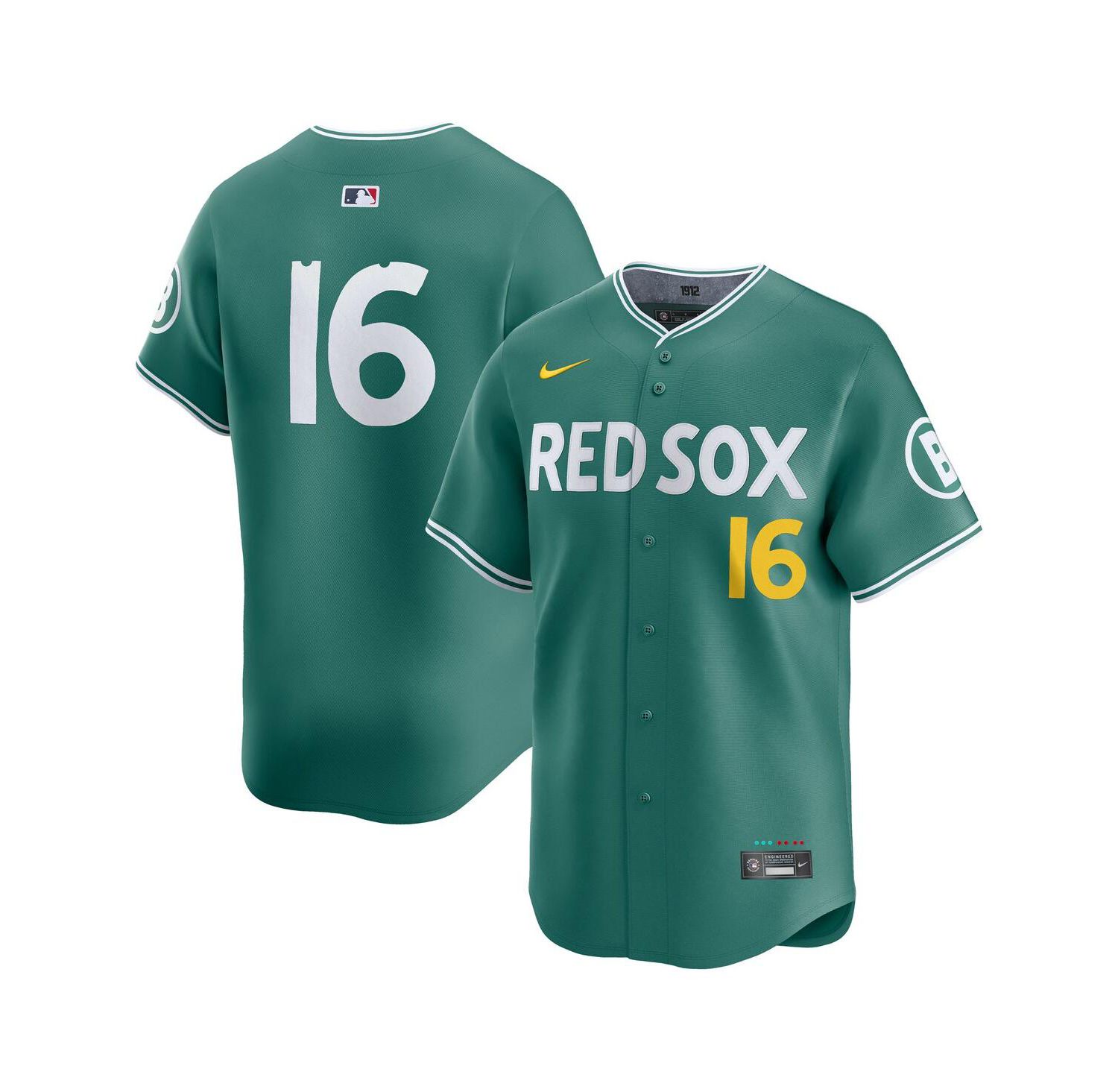 Men's Jarren Duran Green Boston Red Sox 2025 City Connect Limited Player Jersey