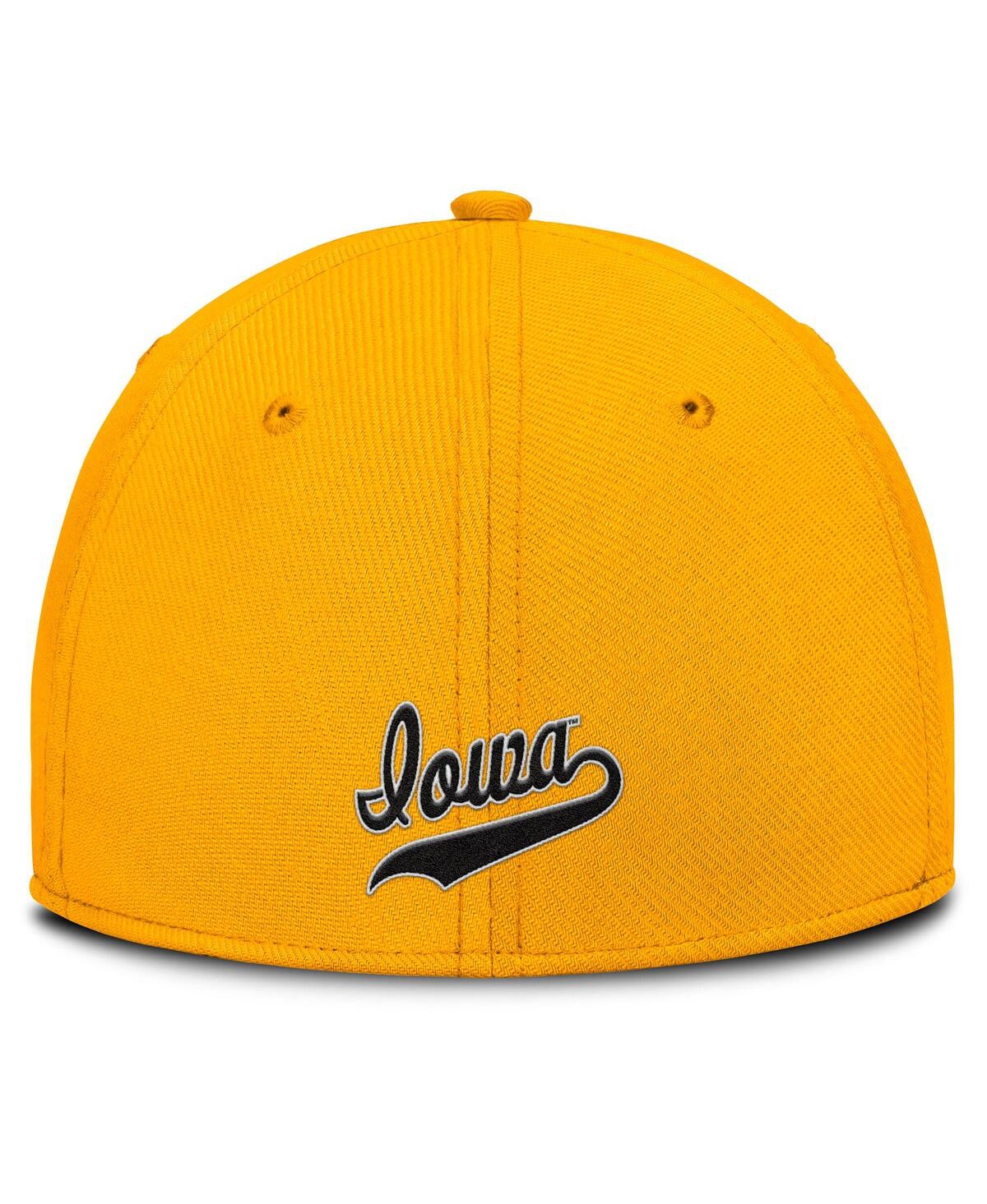 Nike Men's Gold Iowa Hawkeyes Rise Academic Dri-fit Flex Hat