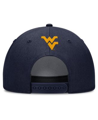 Men's Navy West Virginia Mountaineers Rise Campus Adjustable Hat