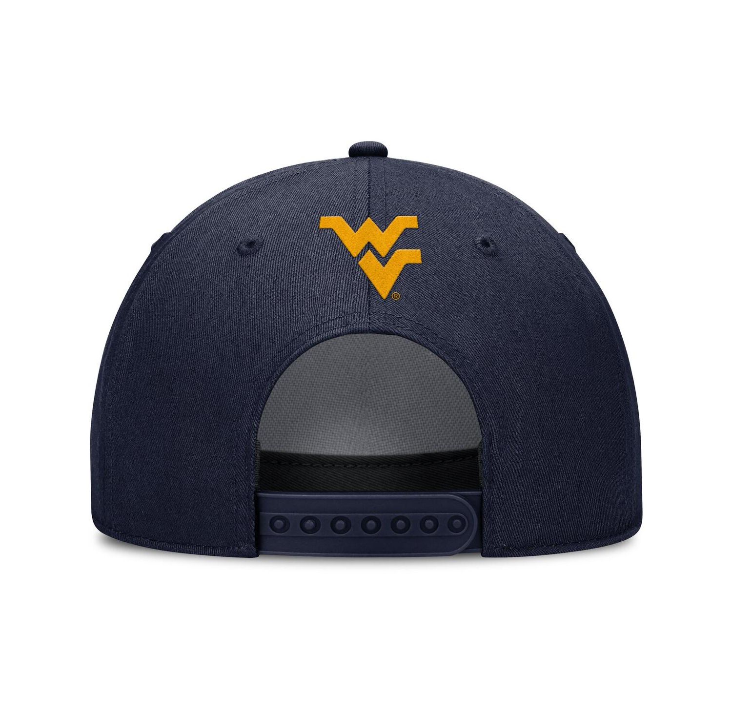 Men's Navy West Virginia Mountaineers Rise Campus Adjustable Hat