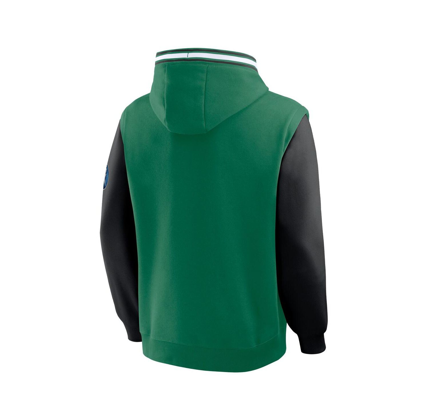 Men's Kelly Green/Black Boston Celtics Half Court Shot Clock Fastbreak Hoodie