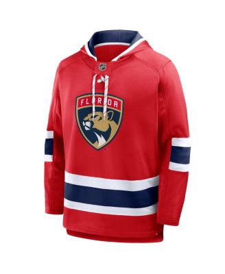 Men's Red Florida Panthers Prime Time Fleece Hoodie