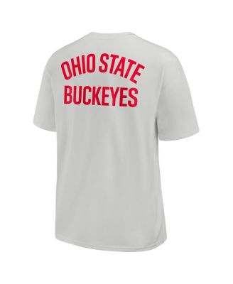 Men's Gray Ohio State Buckeyes Legacy 2-Hit Max90 Pocket T-Shirt