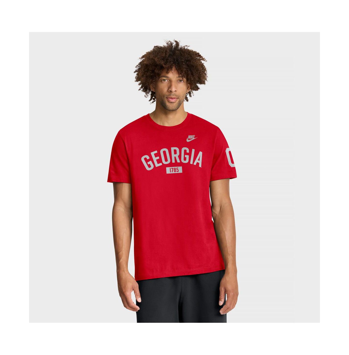 Мужская футболка Nike Red Georgia Bulldogs Legacy Arch — фото 1