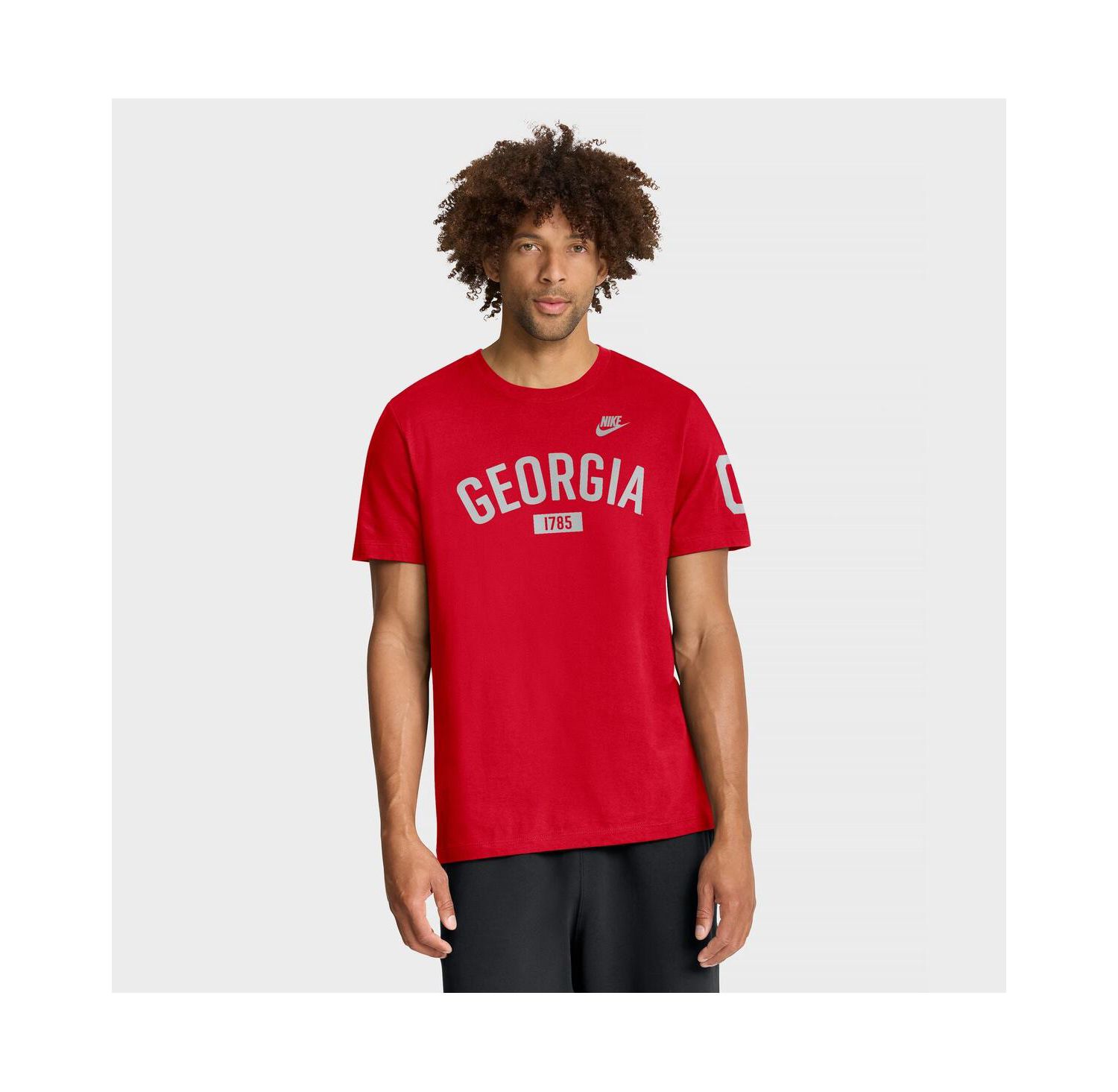 Men's Red Georgia Bulldogs Legacy Arch T-Shirt